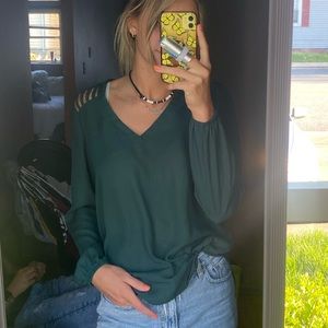 Green Dress Top